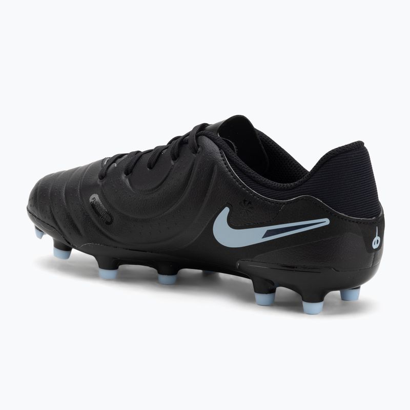 Gyermek futballcipő Nike Tiempo Legend 10 Academy FG/MG fekete/fekete 3