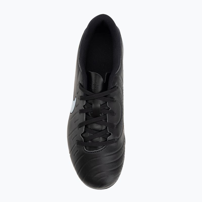 Gyermek futballcipő Nike Tiempo Legend 10 Academy FG/MG fekete/fekete 5