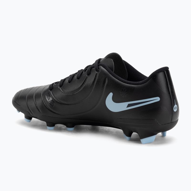 Férfi futballcipő Nike Tiempo Legend 10 Club FG/MG fekete/fekete 3