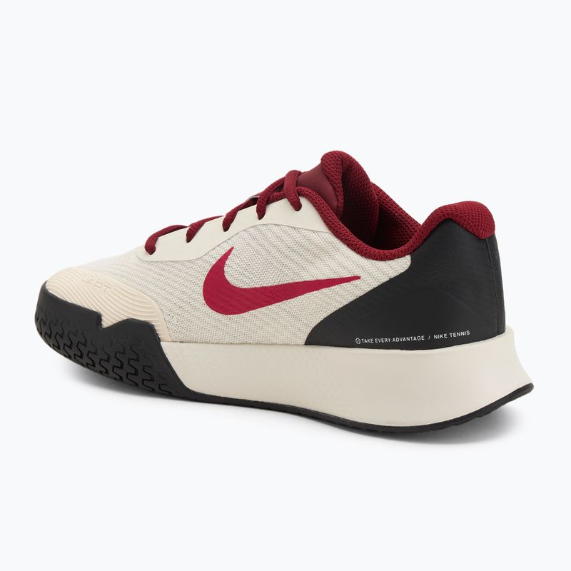 Női teniszcipő Nike Vapor Lite 3 halvány elefántcsont / rózsaszín / vitorla / csapat piros 3