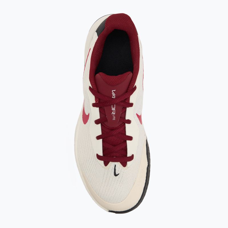 Női teniszcipő Nike Vapor Lite 3 halvány elefántcsont / rózsaszín / vitorla / csapat piros 5