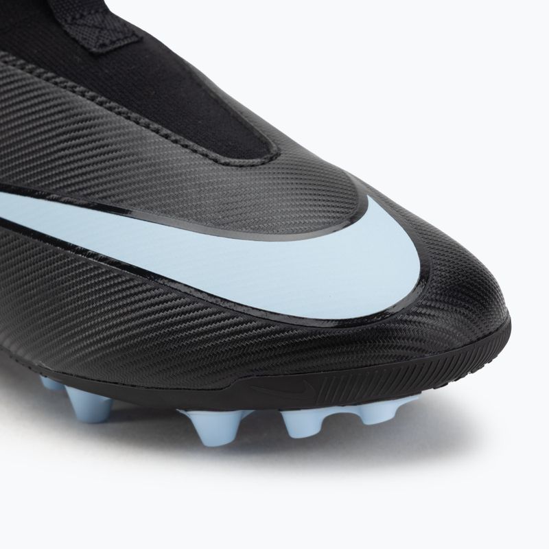 Gyermek futballcipő Nike Mercurial Superfly 10 Academy AG fekete/jeges kék 7