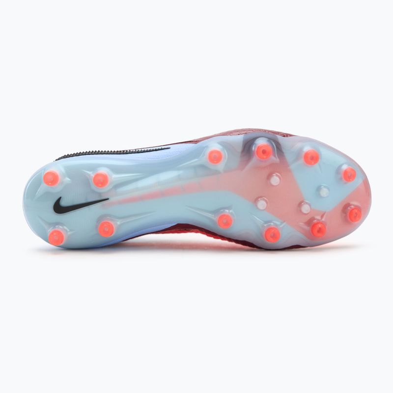 Férfi Nike Phantom 6 High Elite AG futballcipő királyi bordó/piros bíbor/fekete 4