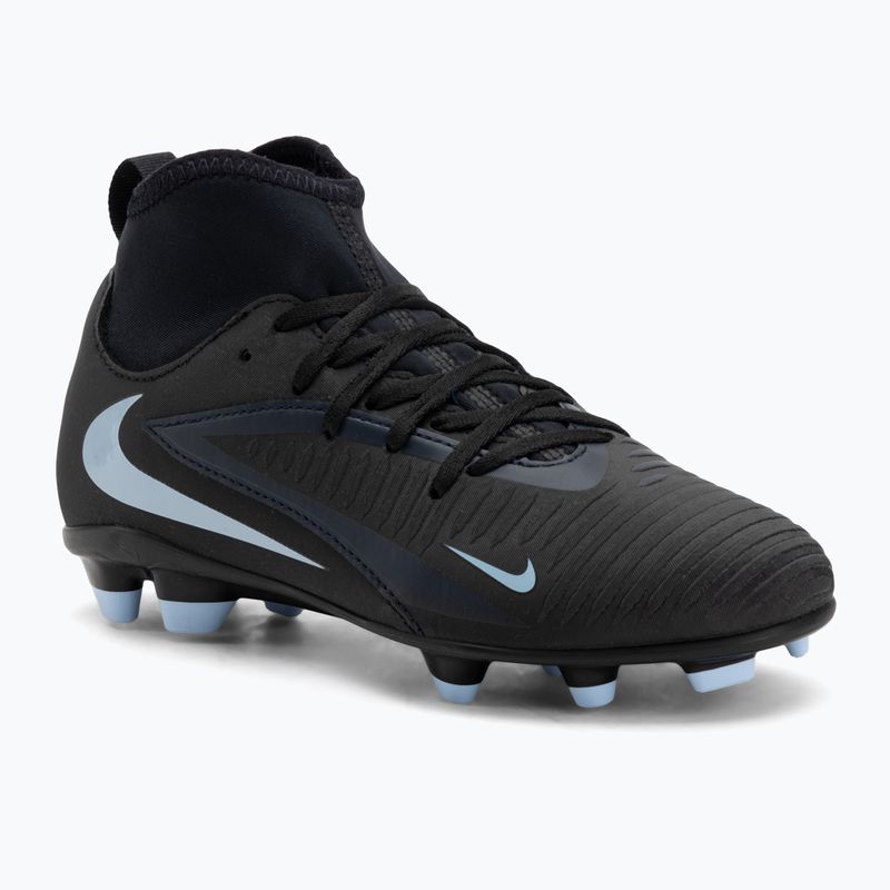 Nike Phantom 6 High Club FG/MG fekete/fekete gyermek focicipő