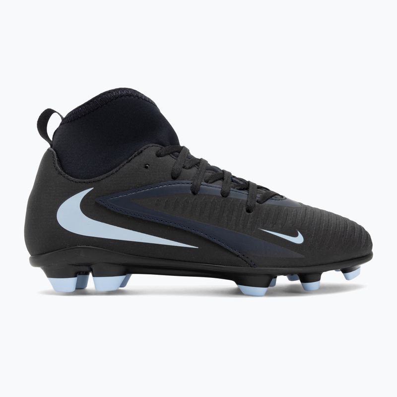 Nike Phantom 6 High Club FG/MG fekete/fekete gyermek focicipő 2