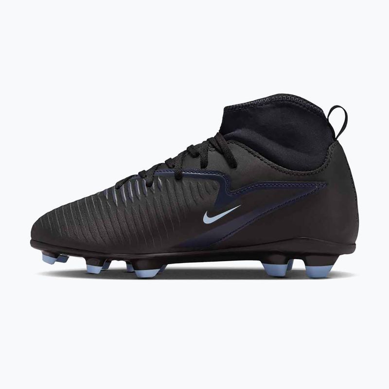 Nike Phantom 6 High Club FG/MG fekete/fekete gyermek focicipő 9