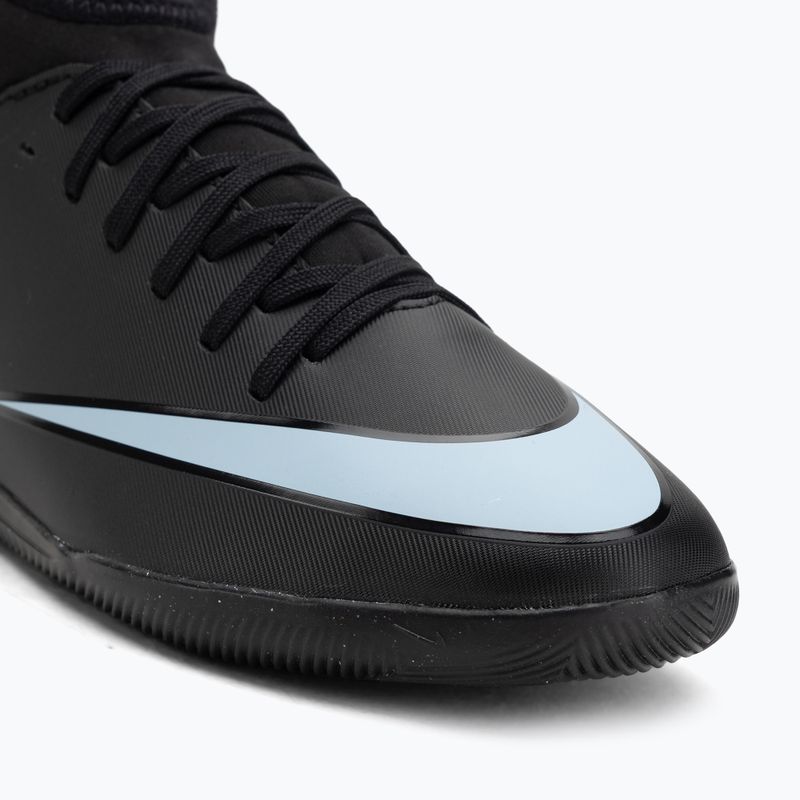Gyermek focicipő Nike Mercurial Superfly 10 Club fekete/jeges kék 7