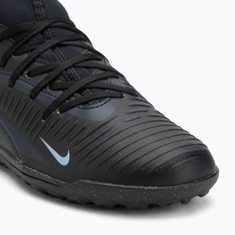 Gyermek focicipő Nike Phantom 6 High Club Jr TF fekete/fekete 7