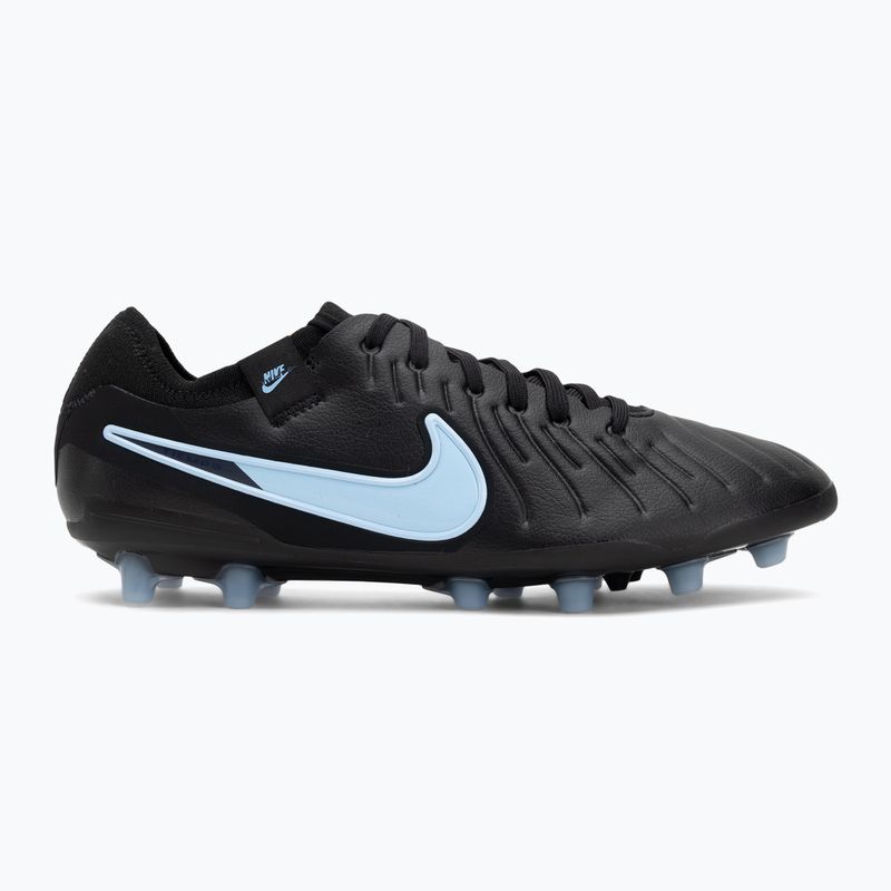 Férfi Nike Legend 10 Pro Ag-Pro labdarúgócipő fekete/fekete 2