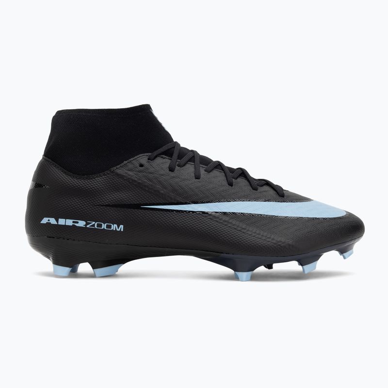 Férfi futballcipő Nike Mercurial Superfly 10 Academy MG fekete/jégkék 2