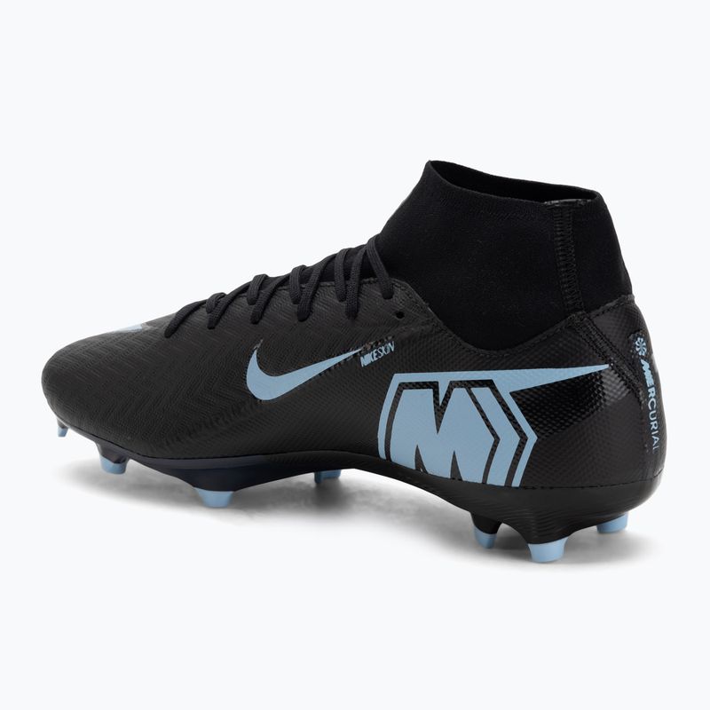 Férfi futballcipő Nike Mercurial Superfly 10 Academy MG fekete/jégkék 3