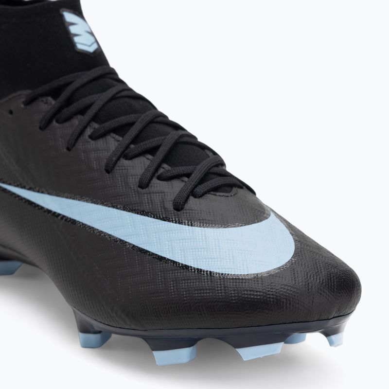 Férfi futballcipő Nike Mercurial Superfly 10 Academy MG fekete/jégkék 7