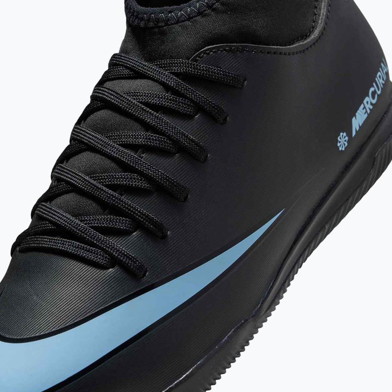 Gyermek focicipő Nike Mercurial Superfly 10 Club fekete/jeges kék 14