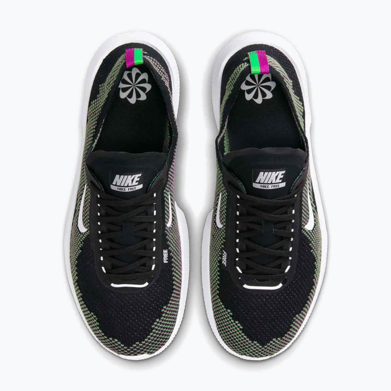 Férfi edzőcipők Nike Free 2025 black/white/green strike/vivid purple 8