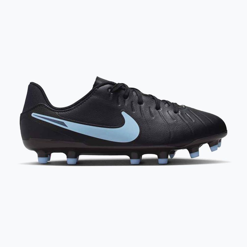 Gyermek futballcipő Nike Tiempo Legend 10 Academy FG/MG fekete/fekete 8