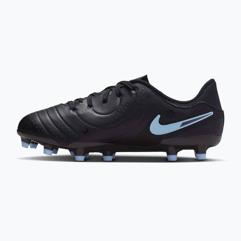 Gyermek futballcipő Nike Tiempo Legend 10 Academy FG/MG fekete/fekete 9