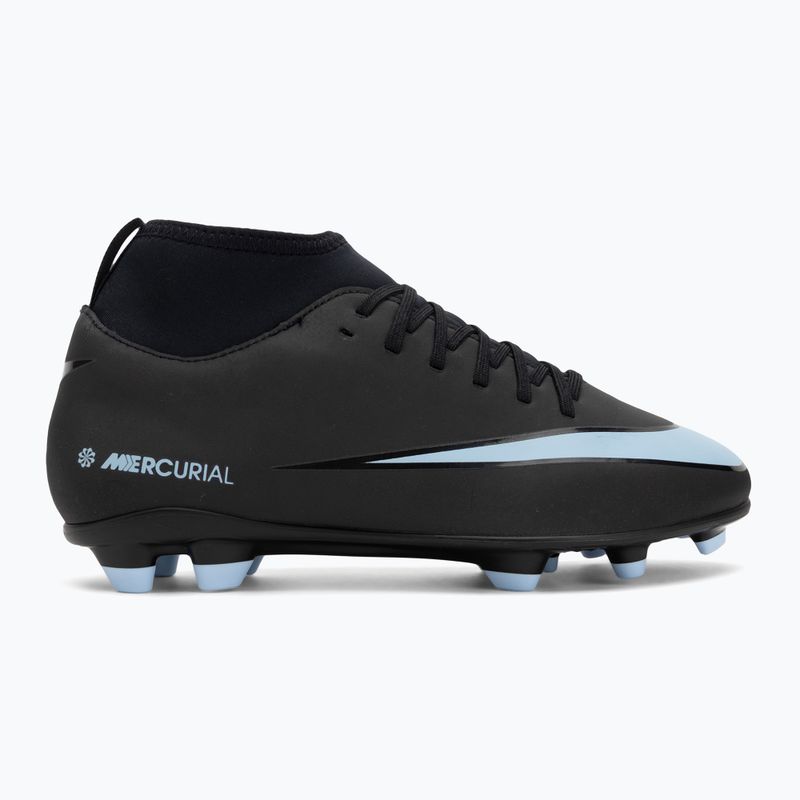 Gyermek futballcipő Nike Mercurial Superfly 10 Club FG/MG fekete/jeges kék 2