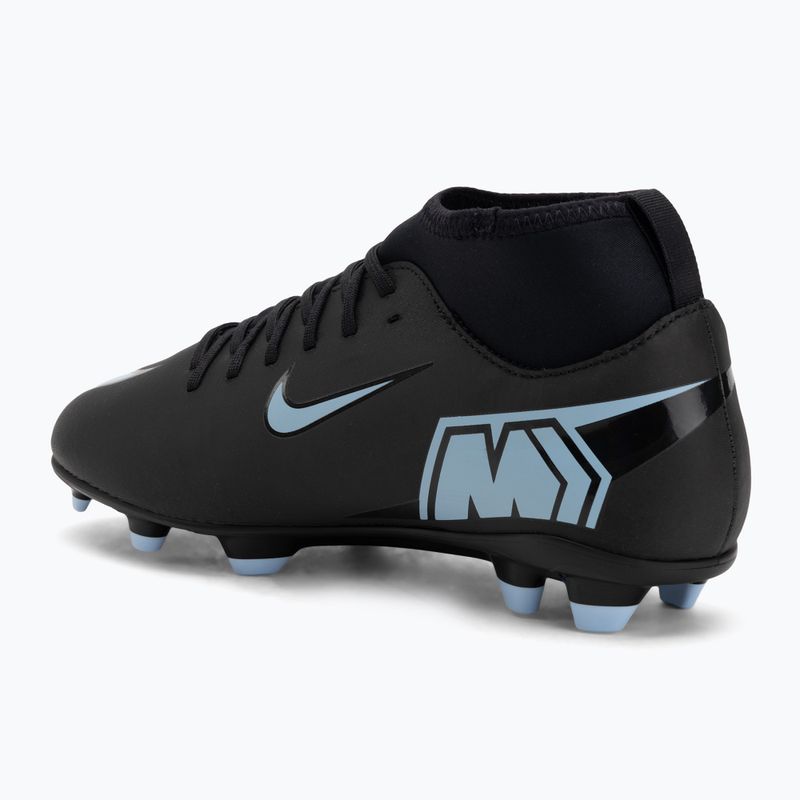 Gyermek futballcipő Nike Mercurial Superfly 10 Club FG/MG fekete/jeges kék 3