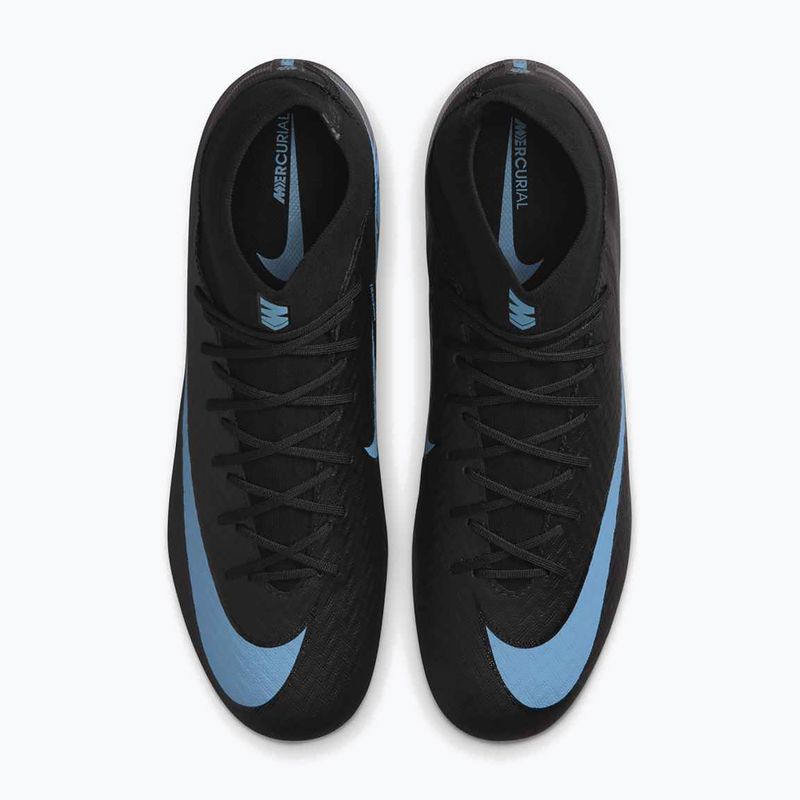 Férfi futballcipő Nike Mercurial Superfly 10 Academy MG fekete/jégkék 13
