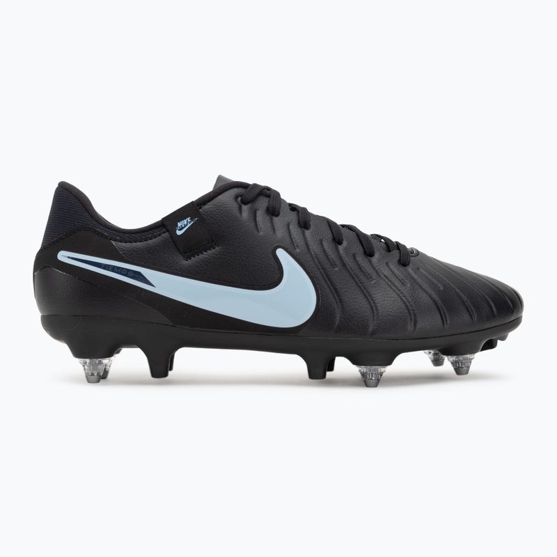 Férfi futballcipő Nike Tiempo Legend 10 Academy SG-Pro fekete/fekete 2