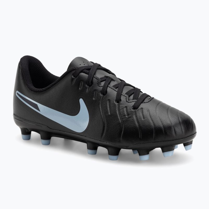 Nike Tiempo Legend 10 Club FG/MG fekete/fekete gyermek focicipő