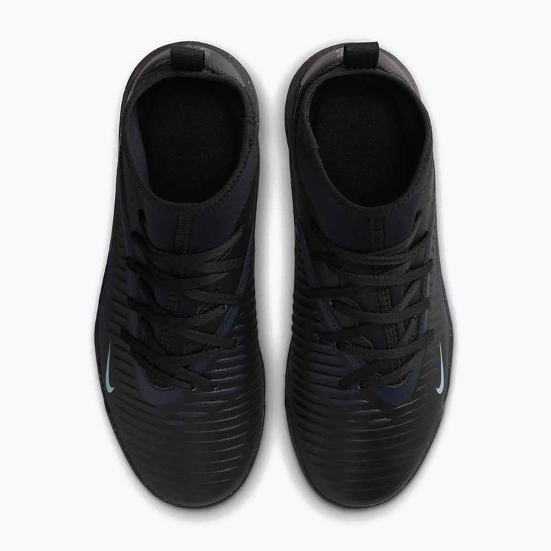Gyermek focicipő Nike Phantom 6 High Club Jr TF fekete/fekete 8