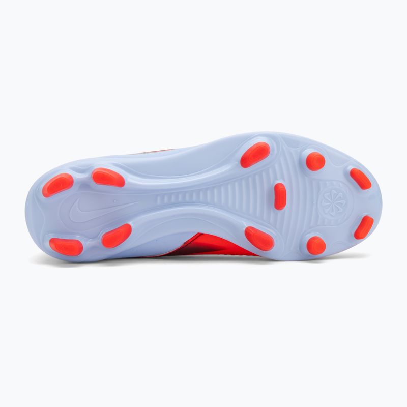 Nike Phantom 6 Low Club MG királyi bordó/piros bíbor/fekete gyermek futballcipő 4