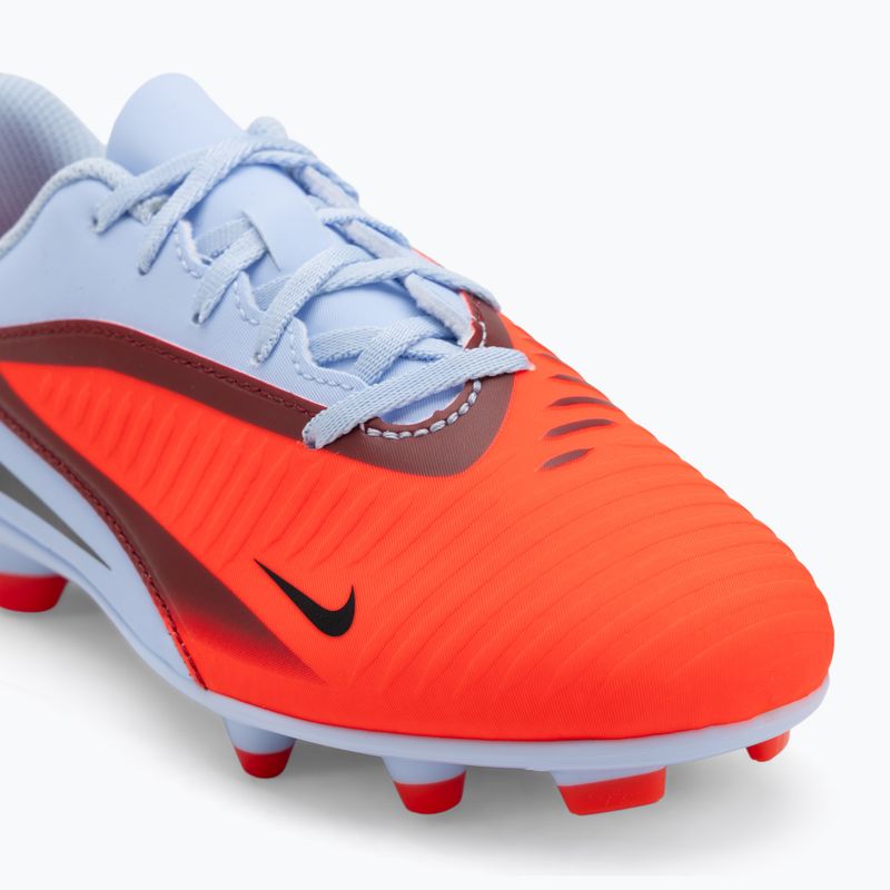 Nike Phantom 6 Low Club MG királyi bordó/piros bíbor/fekete gyermek futballcipő 7