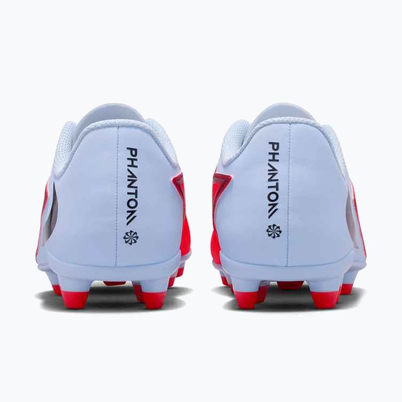 Nike Phantom 6 Low Club MG királyi bordó/piros bíbor/fekete gyermek futballcipő 4