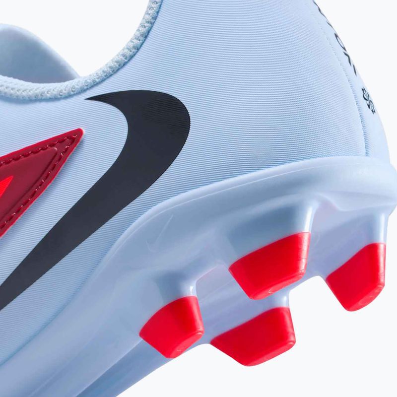Nike Phantom 6 Low Club MG királyi bordó/piros bíbor/fekete gyermek futballcipő 8