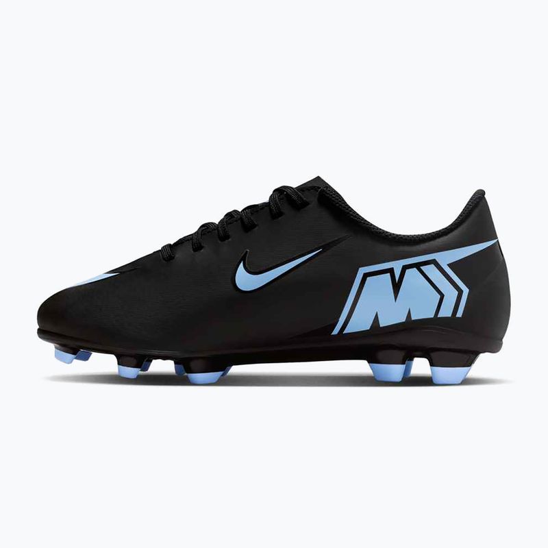 Gyermek focicipő Nike Mercurial Vapor 16 Club FG/MG fekete/jeges kék 9