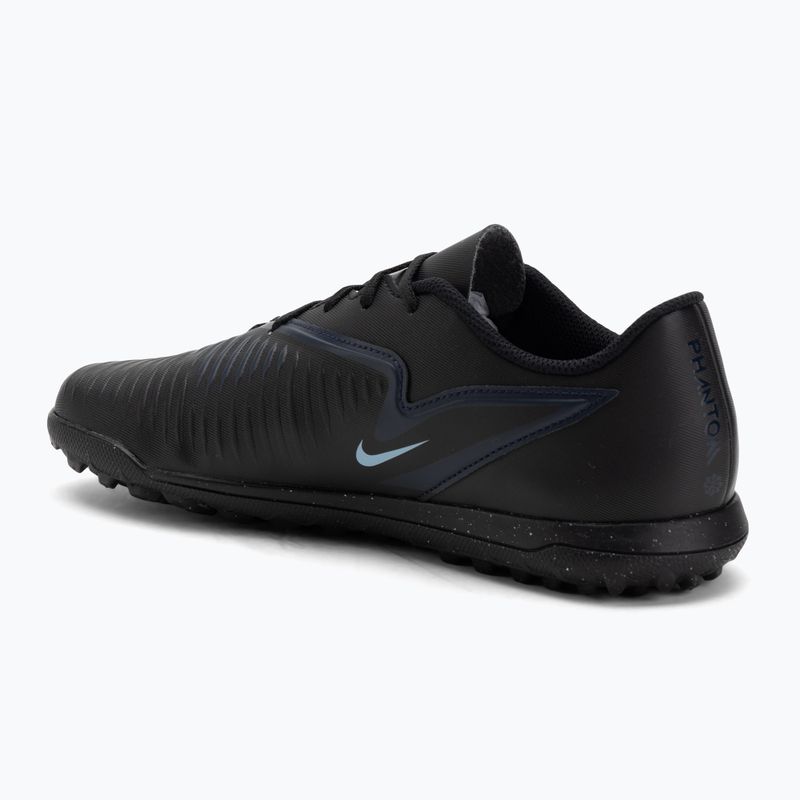 Férfi futballcipők Nike Phantom 6 Low Club TF fekete/fekete 3