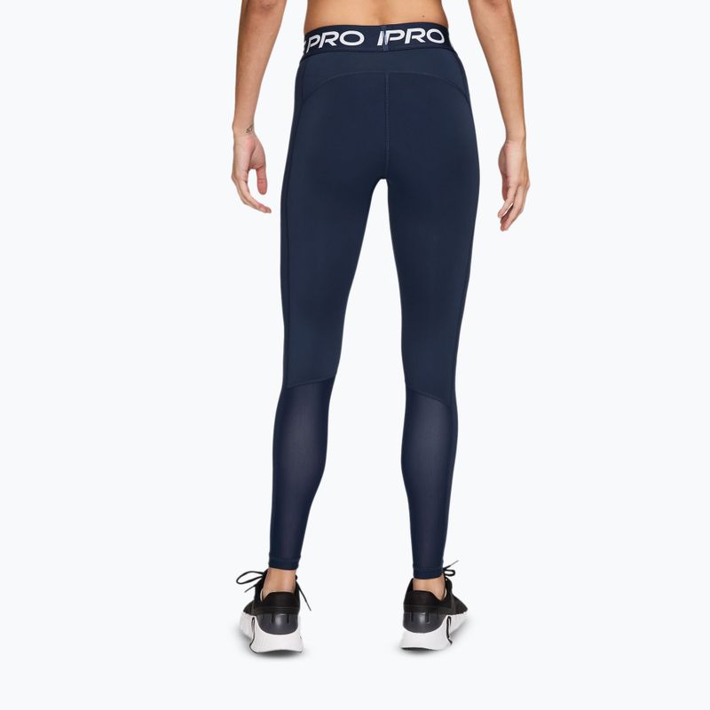 Nike Pro női leggings 365 Tight midnight navy/white 2