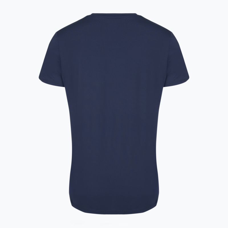 Női edzőpóló Nike One Classic Dri-Fit midnight navy/fehér 5