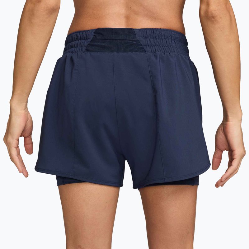 Női rövidnadrág Nike One Dri-Fit High-Waisted 3" 2In1 midnight navy 2
