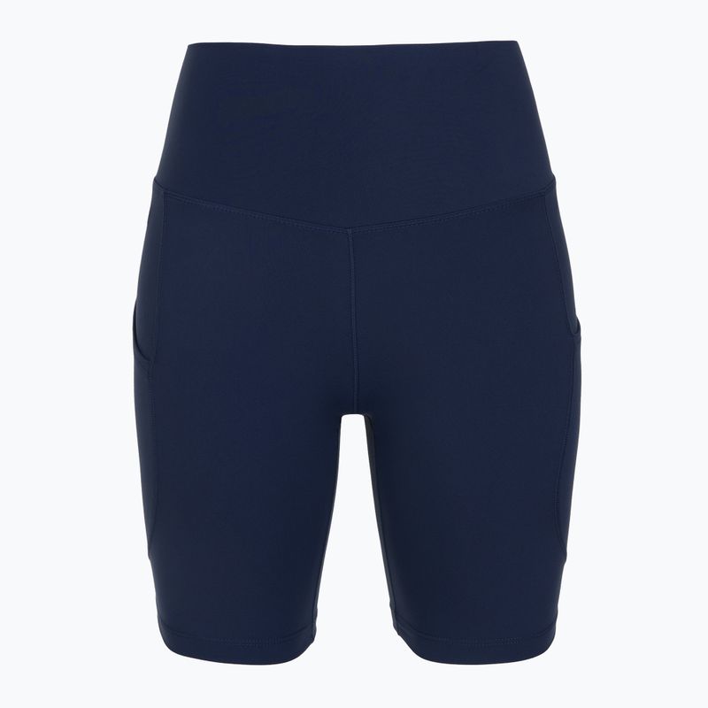 Női Nike One High Waisted 8" Biker rövidnadrág éjfekete tengerészkék 5