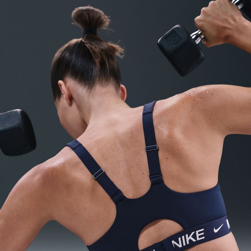 Edzőmelltartó Nike Indy High Support midnight navy 6