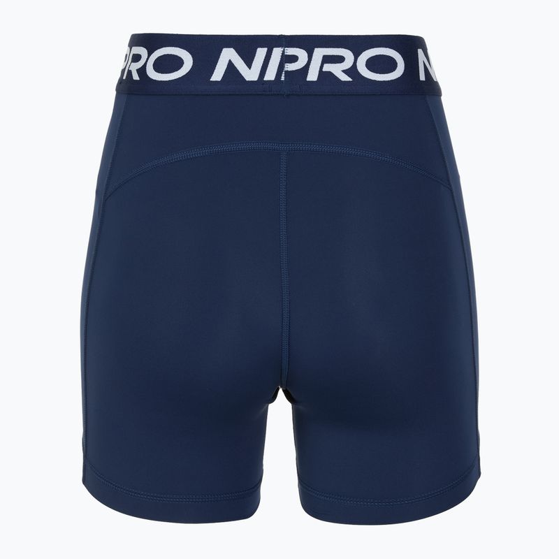 Női edzőnadrág Nike Pro 365 5" midnight navy/fehér 6
