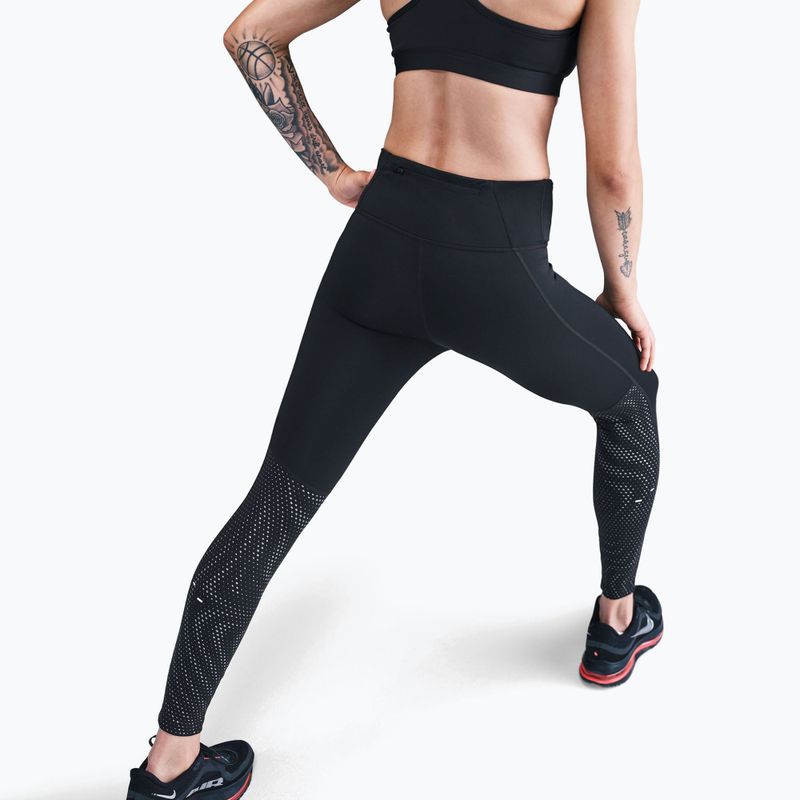 Női futóleggings Nike Tempo Flash High-Waisted 7/8 black 5
