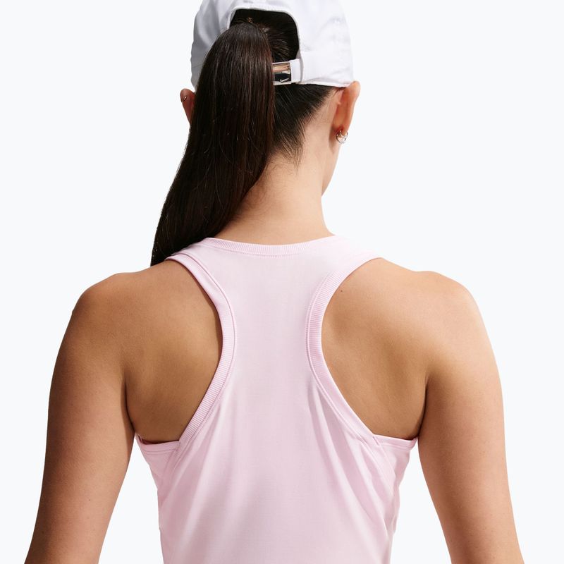 Teniszruha Nike Victory Dri-Fit pink foam/white 5