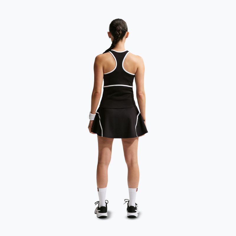 Teniszszoknya Nike Court Advantage Dri-Fit High Waisted black/white 3