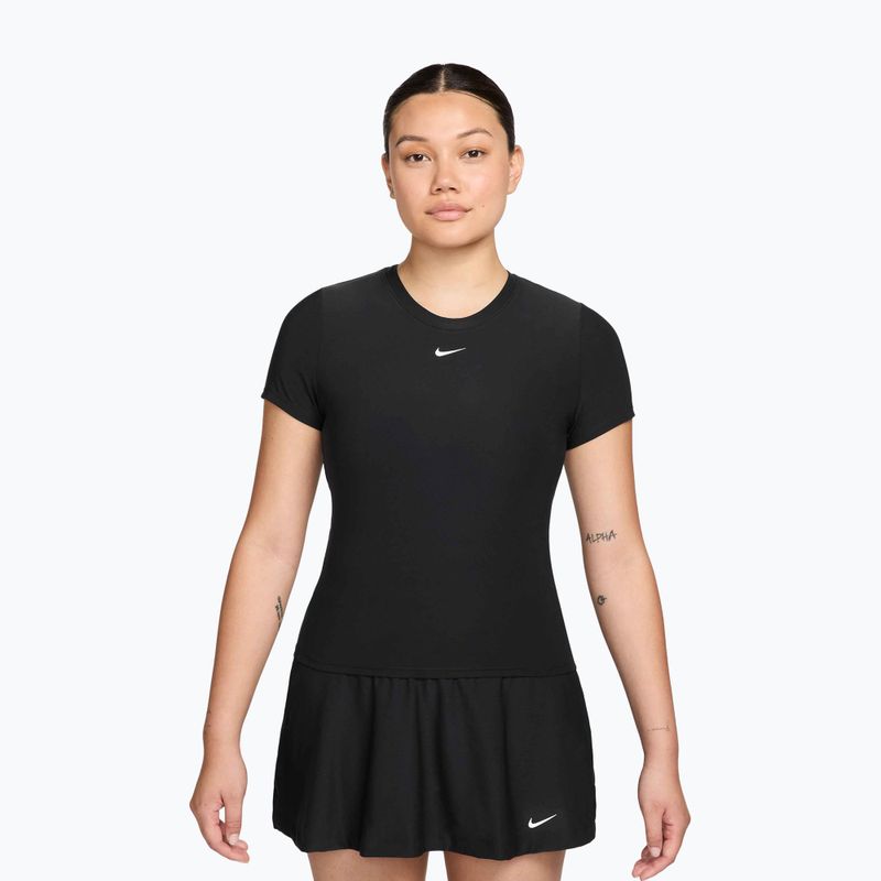 Női teniszpóló Nike Victory Dri-Fit black/white