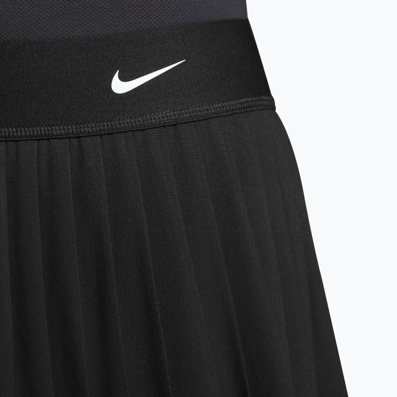 Teniszszoknya Nike Victory Dri-Fit High-Waisted Pleated black/white 4