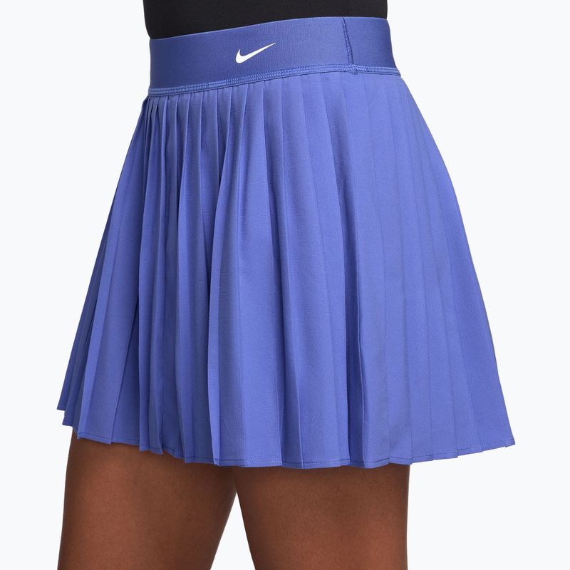 Teniszszoknya Nike Victory Dri-Fit High-Waisted Pleated sapphire/white 3