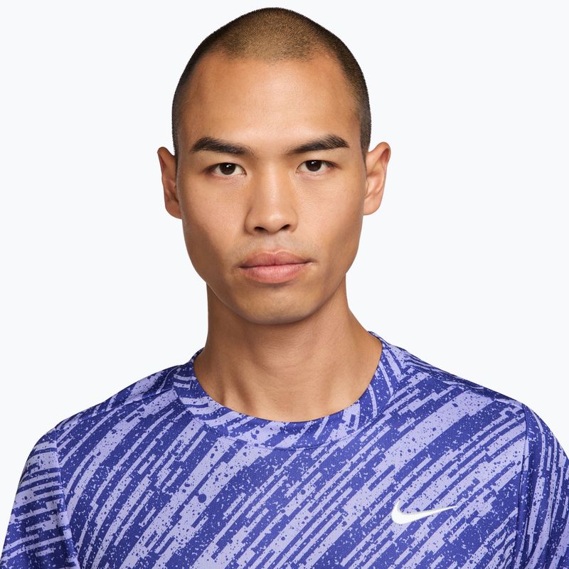 Férfi teniszpóló Nike Court Dri-Fit Victory Print lapis blue/white 3