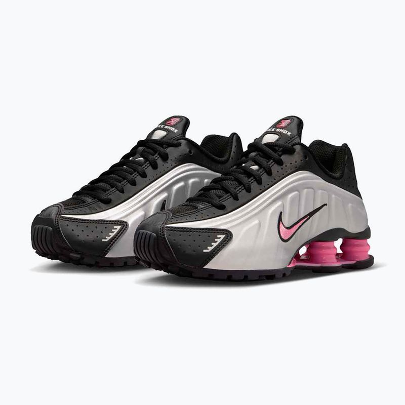 Cipők Nike Shox R4 black/pinksicle/metallic silver 10