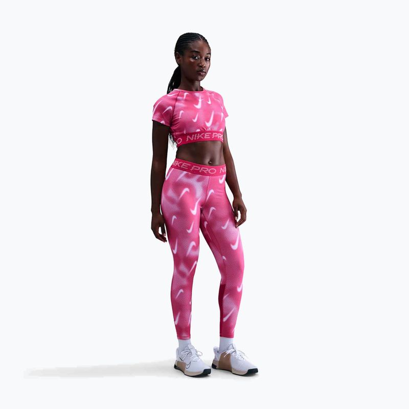 Női edzőleggings Nike Pro Mid-Rise 7/8 rush pink/pink foam/white