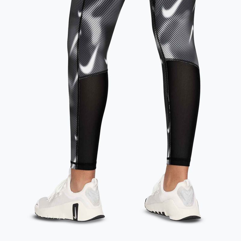 Női edzőleggings Nike Pro Mid-Rise 7/8 black/white/white 5