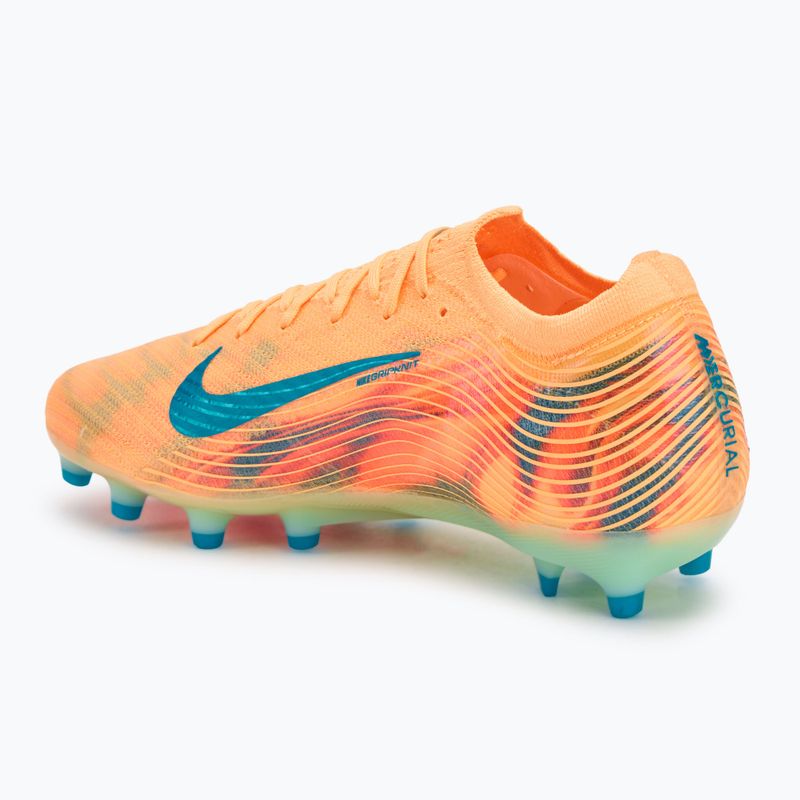 Férfi focicipő Nike Zoom Vapor 16 Elite Kylian Mbappe AG-Pro melon tint/igloo/neo turquoise 3