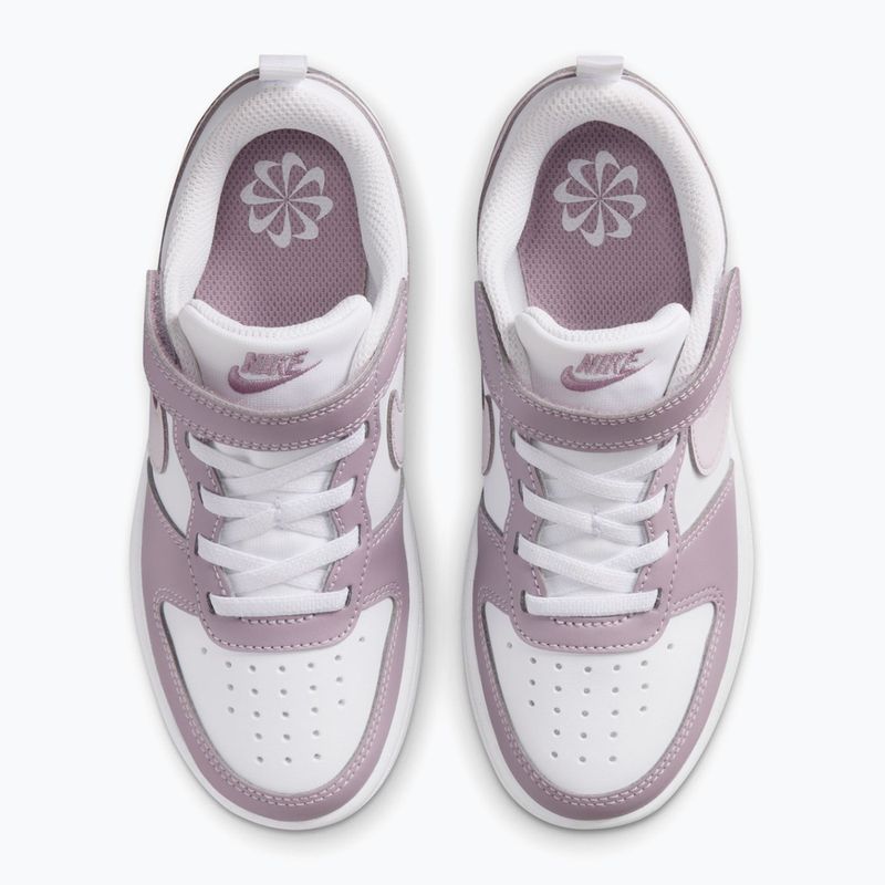 Gyermekcipő Nike Court Borough Low Recraft white/plum fog/white/venice 4